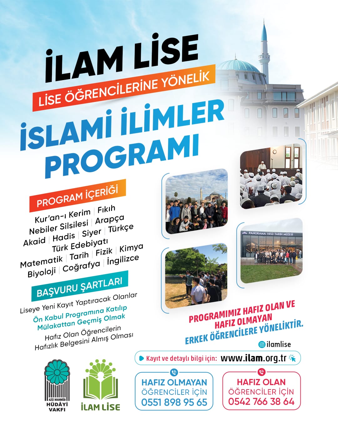 İlam Lise İslami İlimler Programı 